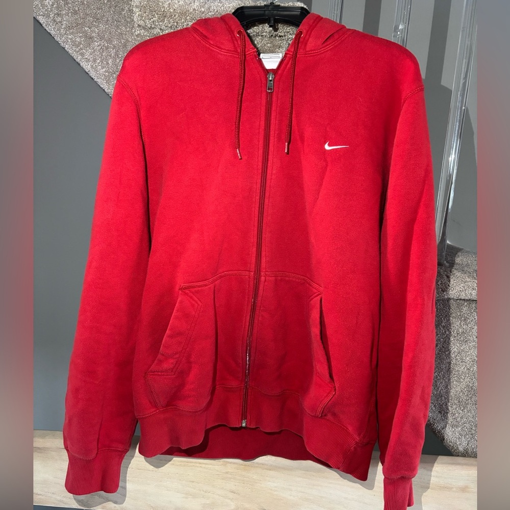 Nike Vibrant Red Zip-Up Jacket